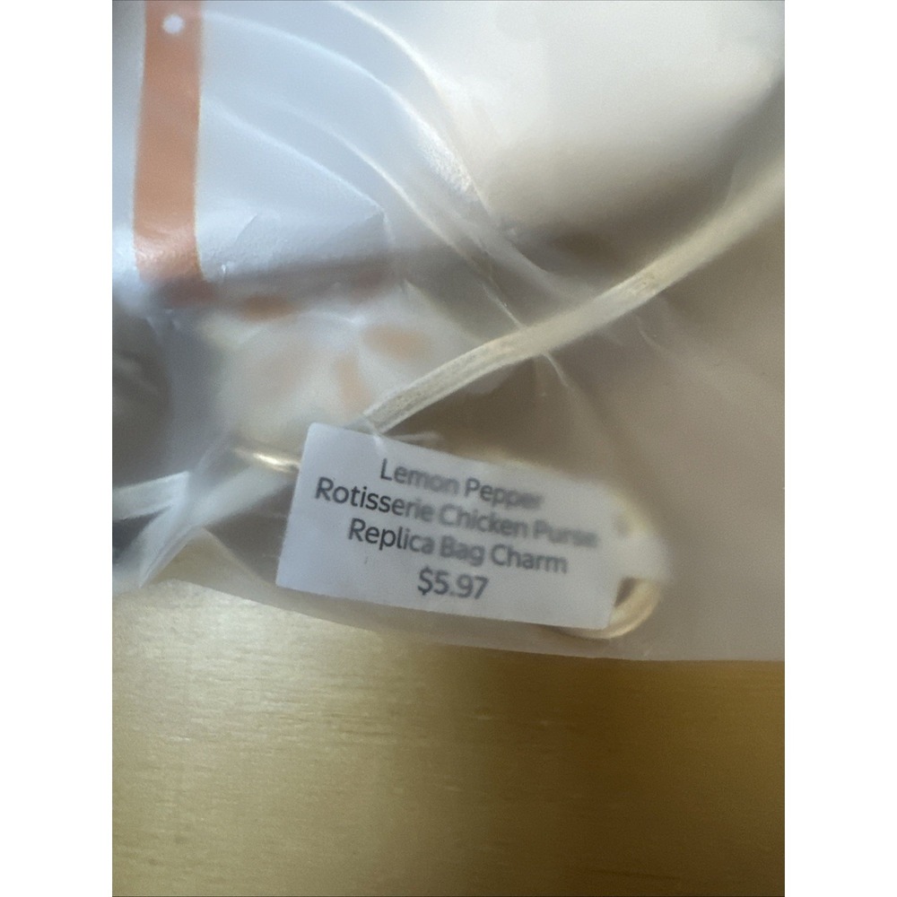Walmart Lemon Pepper Chicken Purse Charm Bag SparkShop New - Picture 3 of 3